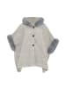 fraully Damen Poncho in Wollweiss