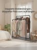 SONGMICS Kleiderständer Pataye in Schwarz - (B)110 x (H)155.5 x (T)46.5 cm