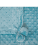 Beliani Kuscheldecke SAMUR in Blau - (W) 200 x (H) 2 x (L) 220 cm