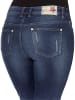 sheego by Joe Browns Bootcut-Jeans in dark blue denim