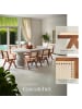tectake Holzstuhl im Boho-Stil, Belastbarkeit 120 kg, 48,5 x 53,5 x 83 cm