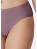 Schiesser Slip Essentials Cotton in Lila / schwarz