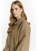 DreiMaster Vintage Damen Übergangsmantel In Wolloptik in Grau Beige