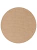 Snapstyle In- & Outdoor Teppich Porto Rund in sand