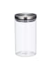 relaxdays 6 x Vorratsglas in Transparent - 1 l