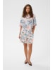 CULTURE Shorts CUlotus Relaxed fit in Whitecap/Blue Leaf