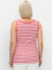 sheego Tanktop in sorbet pink-ecru