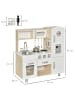 HOMCOM Kinderküche 74L x 30B x 81H cm