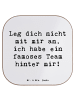 Mr. & Mrs. Panda Bierdeckel Spruch Im Team zuMenschmenarbeiten mit ... in Weiß