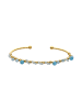Luxenter Armreif Yakde mit 18 Karat Goldfinish – YAKDE