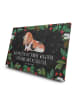 Mr. & Mrs. Panda Advents-Teekalender Hund Basset Hound mit Spruch in Kreidetafel