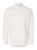 Selected Langarmhemd in white