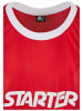 STARTER STARTER Herren Starter Split Mesh Tank Top in cityred/black