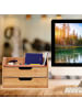 relaxdays Schreibtisch-Organizer in Natur