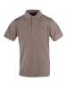 Poolman Poloshirt Polo Uni Garment Dye Classic Fit in Stone