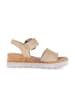 Gabor Plateau Sandalen in beige