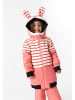 WeeDo Winterjacke BUNNYDO Hase in pink_rote_streifen