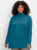 sheego Rollkragenshirt in topas