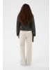 Soaked in Luxury Lederjacke SLPanima Baggy fit in Raven