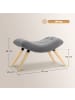 HOMCOM Sitzhocker in Dunkelgrau 67L x 45B x 38H cm
