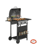 Outsunny Gasgrill in Schwarz 99L x 56B x 95H cm