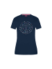 BIDI BADU Heshima Lifestyle Tee - dark blue/ mixed in dunkelblau/gemischt