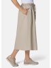 GOLDNER Zauberhafter Rock in Leinenoptik in helltaupe