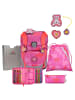 DerDieDas ErgoFlex Tiny - Schulranzen Set 5tlg. 900g (Dancing Star) in Roses
