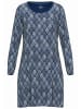 Götzburg Nachthemd Den Haag in blau-mittel-Allover