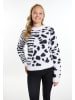 myMo Damen Strick Pullover in Weiss