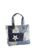 collezione alessandro Schultertasche " Blume " in blau