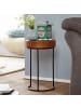 FineBuy Beistelltisch "FB110132" in Braun /