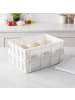 relaxdays 2 x Pizzaballenbox in Weiß - (B)40 x (H)7 x (T)30 cm