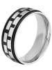 Adeliás Herren Ring aus Edelstahl in silber