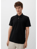 s.Oliver Polo-Shirt kurzarm in Schwarz