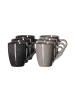 Ritzenhoff & Breker 6er Set Henkelbecher Amalfi in 350 ml in Grau