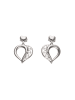 myMo Women Pair Of Earrings in Silver White