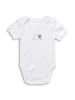Schlummersack Bio Baby-Bodys kurzarm 5er-Pack in Hellblau-Rot