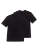 Schiesser T-Shirts 2er Pack in Schwarz