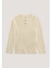 Hessnatur Hessnatur Henley Rib-Shirt Relaxed aus Bio-Baumwolle in natur