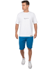 Cipo & Baxx Herren Regular Fit Shorts Logo-Detail in Saxeblue