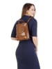 Cluty Rucksack echt Leder in cognac