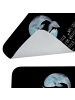 Mr. & Mrs. Panda Duschvorleger Walfisch Thunfisch mit Spruch in Schwarz