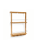 relaxdays Duschregal in Natur - (B)38 x (H)53 x (T)15,5 cm