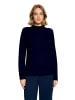 Betty Barclay Kaschmir-Pullover mit Stehkragen in dunkelblau