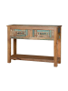 Giner y Colomer Konsole aus recyceltem Holz in Multicolored