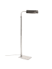 Beliani Stehleuchten DERWENT in Silber - (W) 17 x (H) 121 x (L) 42 cm
