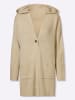 Sieh an! Strickjacke in beige-champagner-meliert