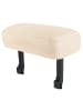 home24 home24 Outdoor-Armlehne - Schwarz - Olefin & Aluminium - 25 x 38 x 53 cm in Beige
