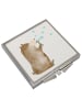 Mr. & Mrs. Panda Handtaschenspiegel quadratisch Bär Seifenblasen... in Weiß